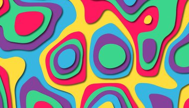 Soyut kağıt oyma şablonu arka plan, kitap kapağı için