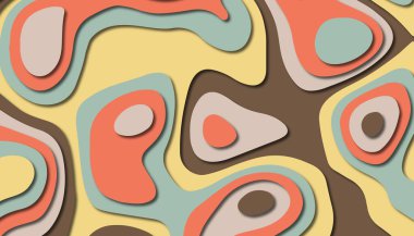 Soyut kağıt oyma şablonu arka plan, kitap kapağı için