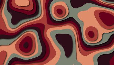 Soyut kağıt oyma şablonu arka plan, kitap kapağı için