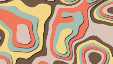 Soyut kağıt oyma şablonu arka plan, kitap kapağı için