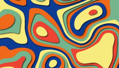 Soyut kağıt oyma şablonu arka plan, kitap kapağı için