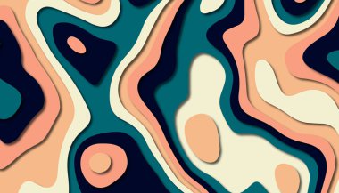 Soyut kağıt oyma şablonu arka plan, kitap kapağı için