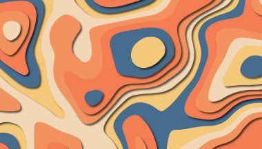 Soyut kağıt oyma şablonu arka plan, kitap kapağı için