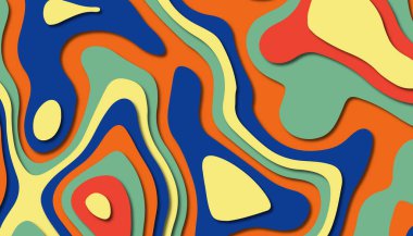 Soyut kağıt oyma şablonu arka plan, kitap kapağı için