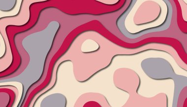 Soyut kağıt oyma şablonu arka plan, kitap kapağı için