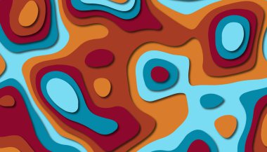 Soyut kağıt oyma şablonu arka plan, kitap kapağı için