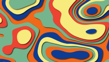 Soyut kağıt oyma şablonu arka plan, kitap kapağı için