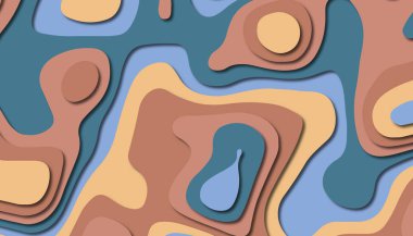 Soyut kağıt oyma şablonu arka plan, kitap kapağı için