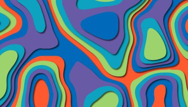 Soyut kağıt oyma şablonu arka plan, kitap kapağı için