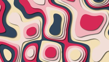 Soyut kağıt oyma şablonu arka plan, kitap kapağı için