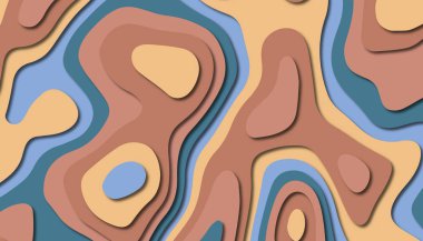 Soyut kağıt oyma şablonu arka plan, kitap kapağı için