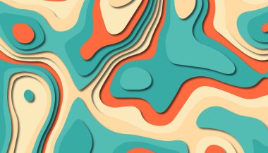 Soyut kağıt oyma şablonu arka plan, kitap kapağı için