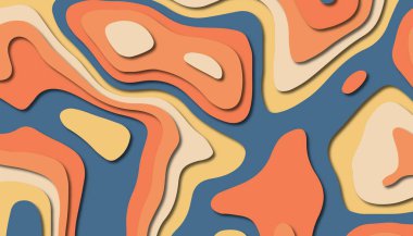 Soyut kağıt oyma şablonu arka plan, kitap kapağı için