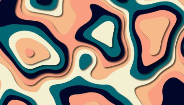 Soyut kağıt oyma şablonu arka plan, kitap kapağı için