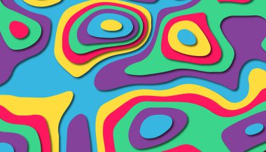 Soyut kağıt oyma şablonu arka plan, kitap kapağı için