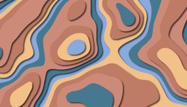 Soyut kağıt oyma şablonu arka plan, kitap kapağı için