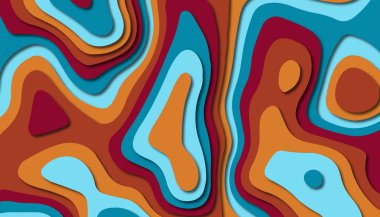 Soyut kağıt oyma şablonu arka plan, kitap kapağı için