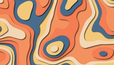 Soyut kağıt oyma şablonu arka plan, kitap kapağı için