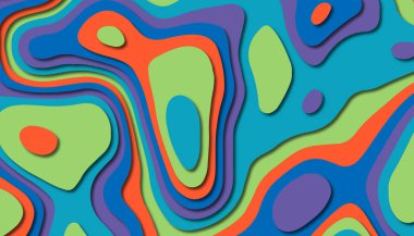 Soyut kağıt oyma şablonu arka plan, kitap kapağı için