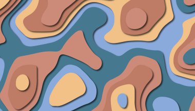 Soyut kağıt oyma şablonu arka plan, kitap kapağı için