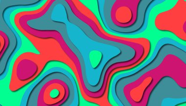 Soyut kağıt oyma şablonu arka plan, kitap kapağı için