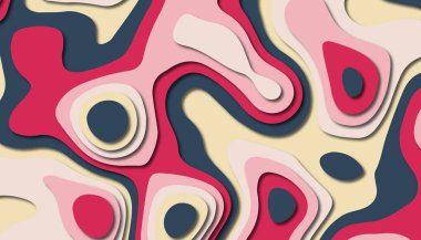 Soyut kağıt oyma şablonu arka plan, kitap kapağı için