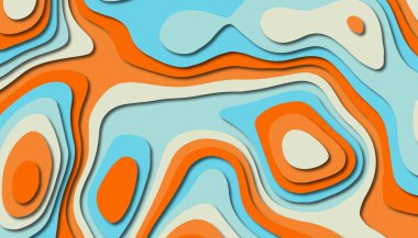 Soyut kağıt oyma şablonu arka plan, kitap kapağı için