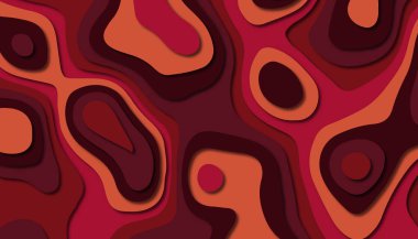 Soyut kağıt oyma şablonu arka plan, kitap kapağı için