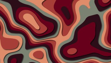 Soyut kağıt oyma şablonu arka plan, kitap kapağı için