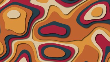 Soyut kağıt oyma şablonu arka plan, kitap kapağı için