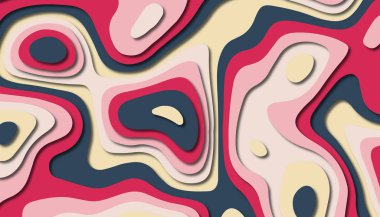 Soyut kağıt oyma şablonu arka plan, kitap kapağı için