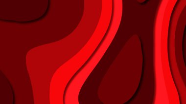 Kağıt Sanat karikatür soyut dalgalar. Kağıt arka plan bölmek. Modern origami tasarım şablonu. Kağıt arka plan kes. Soyut gerçekçi kağıt dekorasyon dokulu tasarımı için