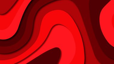 Kağıt Sanat karikatür soyut dalgalar. Kağıt arka plan bölmek. Modern origami tasarım şablonu. Kağıt arka plan kes. Soyut gerçekçi kağıt dekorasyon dokulu tasarımı için