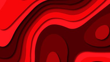 Kağıt Sanat karikatür soyut dalgalar. Kağıt arka plan bölmek. Modern origami tasarım şablonu. Kağıt arka plan kes. Soyut gerçekçi kağıt dekorasyon dokulu tasarımı için