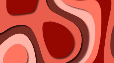 Kağıt Sanat karikatür soyut dalgalar. Kağıt arka plan bölmek. Modern origami tasarım şablonu. Kağıt arka plan kes. Soyut gerçekçi kağıt dekorasyon dokulu tasarımı için