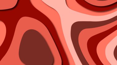 Kağıt Sanat karikatür soyut dalgalar. Kağıt arka plan bölmek. Modern origami tasarım şablonu. Kağıt arka plan kes. Soyut gerçekçi kağıt dekorasyon dokulu tasarımı için