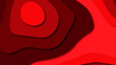 Kağıt Sanat karikatür soyut dalgalar. Kağıt arka plan bölmek. Modern origami tasarım şablonu. Kağıt arka plan kes. Soyut gerçekçi kağıt dekorasyon dokulu tasarımı için