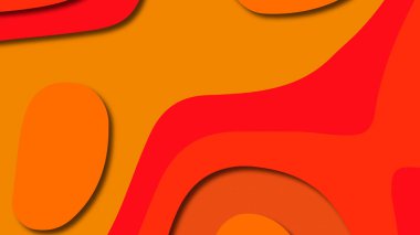 Kağıt Sanat karikatür soyut dalgalar. Kağıt arka plan bölmek. Modern origami tasarım şablonu. Kağıt arka plan kes. Soyut gerçekçi kağıt dekorasyon dokulu tasarımı için