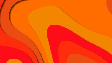 Kağıt Sanat karikatür soyut dalgalar. Kağıt arka plan bölmek. Modern origami tasarım şablonu. Kağıt arka plan kes. Soyut gerçekçi kağıt dekorasyon dokulu tasarımı için