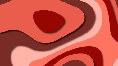 Kağıt Sanat karikatür soyut dalgalar. Kağıt arka plan bölmek. Modern origami tasarım şablonu. Kağıt arka plan kes. Soyut gerçekçi kağıt dekorasyon dokulu tasarımı için