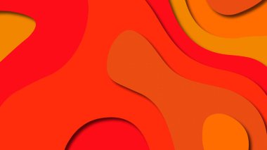 Kağıt Sanat karikatür soyut dalgalar. Kağıt arka plan bölmek. Modern origami tasarım şablonu. Kağıt arka plan kes. Soyut gerçekçi kağıt dekorasyon dokulu tasarımı için