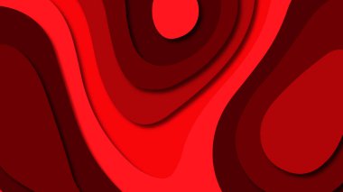 Kağıt Sanat karikatür soyut dalgalar. Kağıt arka plan bölmek. Modern origami tasarım şablonu. Kağıt arka plan kes. Soyut gerçekçi kağıt dekorasyon dokulu tasarımı için