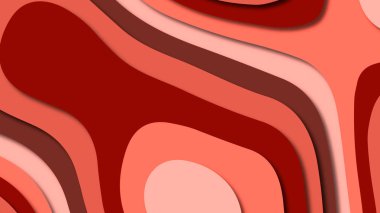 Kağıt Sanat karikatür soyut dalgalar. Kağıt arka plan bölmek. Modern origami tasarım şablonu. Kağıt arka plan kes. Soyut gerçekçi kağıt dekorasyon dokulu tasarımı için