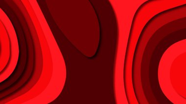 Kağıt Sanat karikatür soyut dalgalar. Kağıt arka plan bölmek. Modern origami tasarım şablonu. Kağıt arka plan kes. Soyut gerçekçi kağıt dekorasyon dokulu tasarımı için