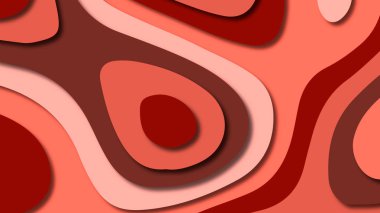 Kağıt Sanat karikatür soyut dalgalar. Kağıt arka plan bölmek. Modern origami tasarım şablonu. Kağıt arka plan kes. Soyut gerçekçi kağıt dekorasyon dokulu tasarımı için