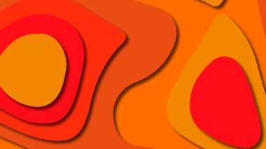 Kağıt Sanat karikatür soyut dalgalar. Kağıt arka plan bölmek. Modern origami tasarım şablonu. Kağıt arka plan kes. Soyut gerçekçi kağıt dekorasyon dokulu tasarımı için