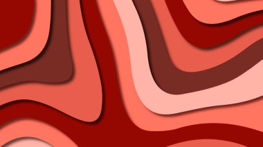 Kağıt Sanat karikatür soyut dalgalar. Kağıt arka plan bölmek. Modern origami tasarım şablonu. Kağıt arka plan kes. Soyut gerçekçi kağıt dekorasyon dokulu tasarımı için