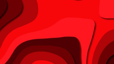 Kağıt Sanat karikatür soyut dalgalar. Kağıt arka plan bölmek. Modern origami tasarım şablonu. Kağıt arka plan kes. Soyut gerçekçi kağıt dekorasyon dokulu tasarımı için