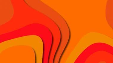 Kağıt Sanat karikatür soyut dalgalar. Kağıt arka plan bölmek. Modern origami tasarım şablonu. Kağıt arka plan kes. Soyut gerçekçi kağıt dekorasyon dokulu tasarımı için