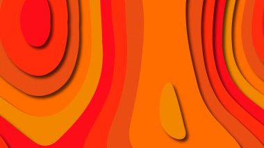 Kağıt Sanat karikatür soyut dalgalar. Kağıt arka plan bölmek. Modern origami tasarım şablonu. Kağıt arka plan kes. Soyut gerçekçi kağıt dekorasyon dokulu tasarımı için